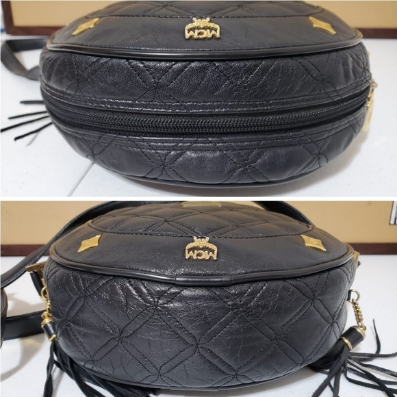 MCM ROUND QUILTED TASSEL CROSSBODY BAG - Picture 5 of 9